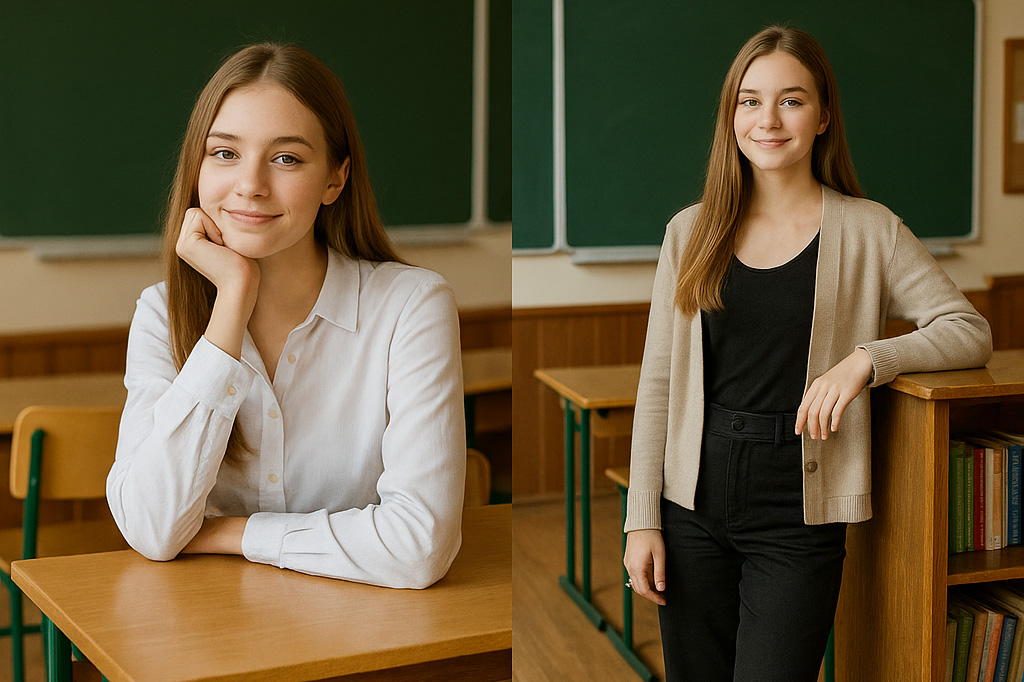 съемка на школьный альбом